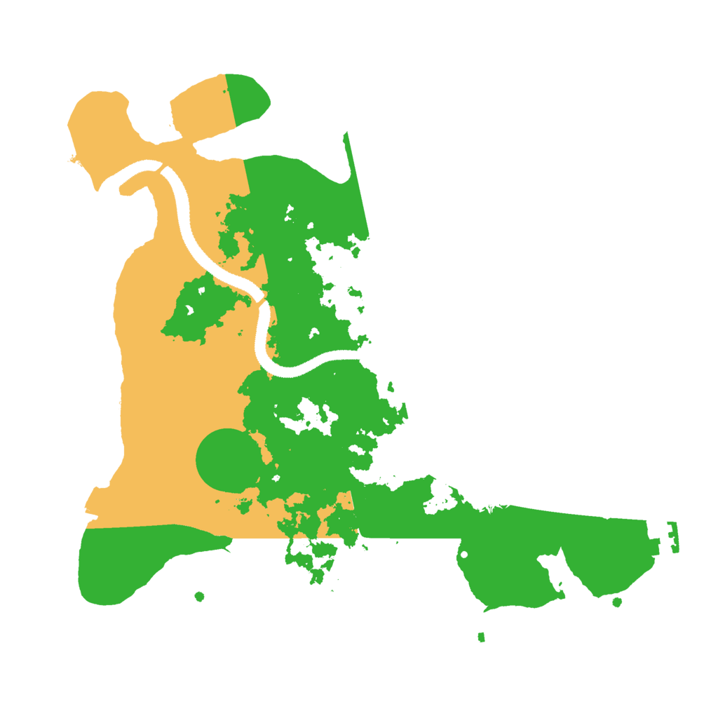 Biome Rust Map: Procedural Map, Size: 3000, Seed: 21772