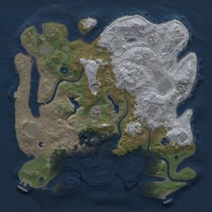 Thumbnail Rust Map: Procedural Map, Size: 4000, Seed: 82706868, 15 Monuments