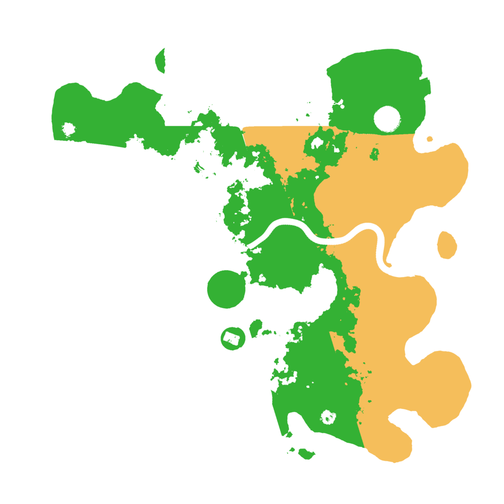 Biome Rust Map: Procedural Map, Size: 3500, Seed: 671167468