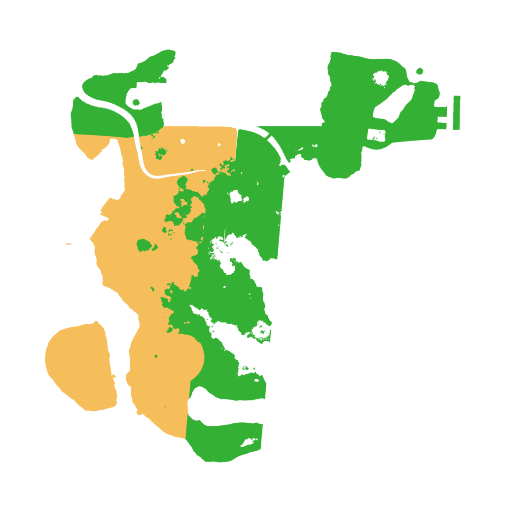 Biome Rust Map: Procedural Map, Size: 3000, Seed: 170393308