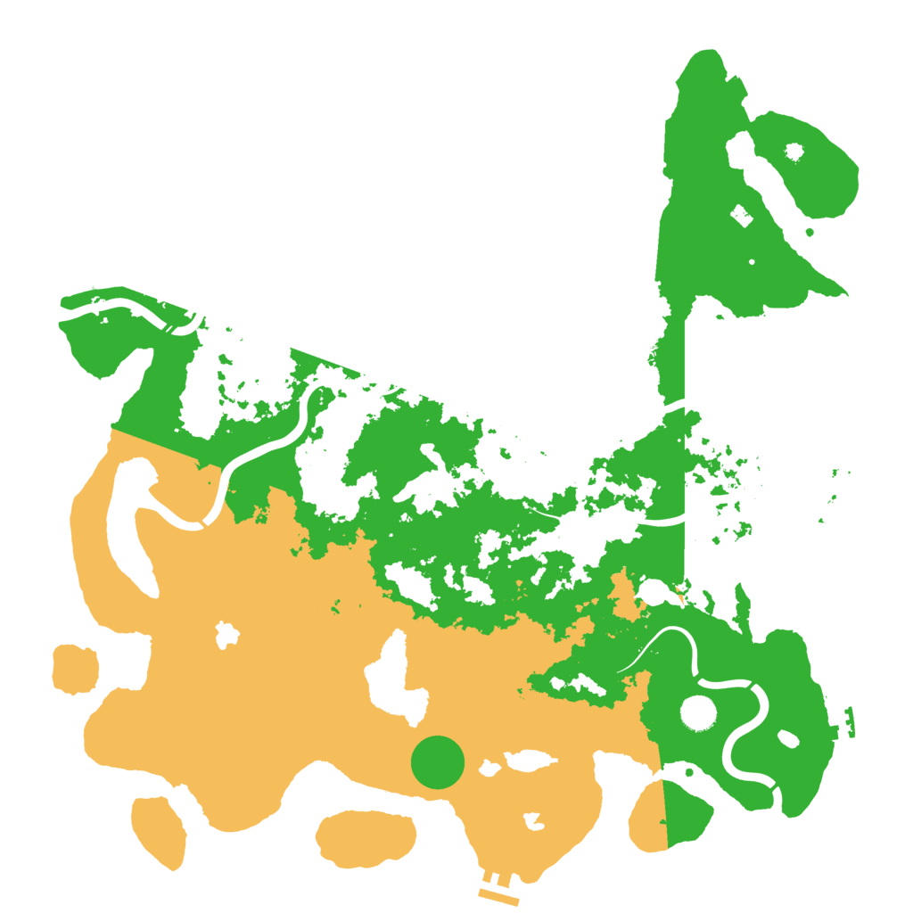 Biome Rust Map: Procedural Map, Size: 4500, Seed: 134247954