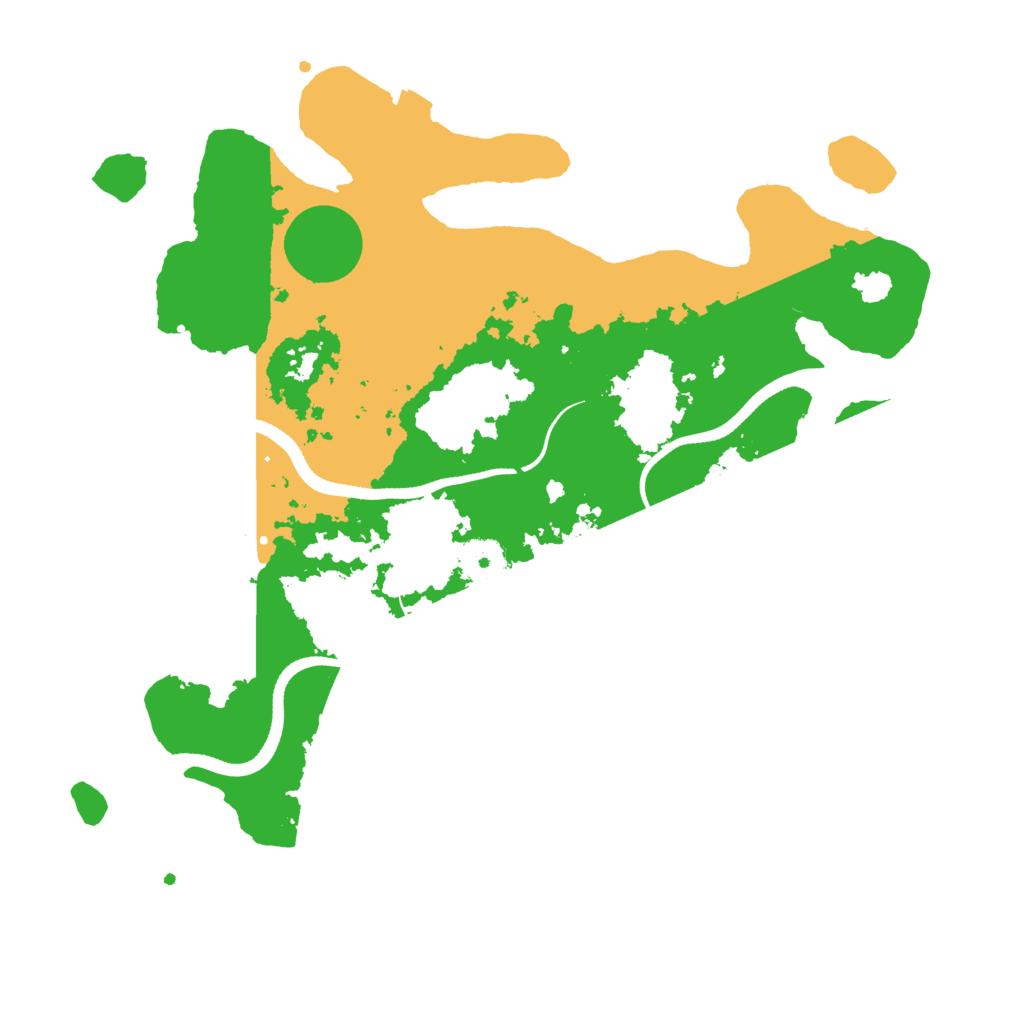 Biome Rust Map: Procedural Map, Size: 3515, Seed: 9903