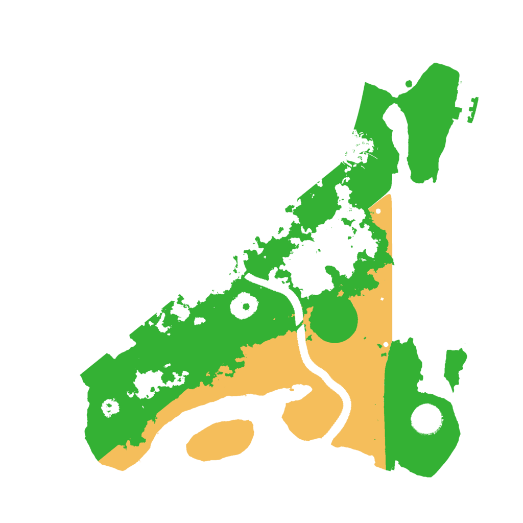 Biome Rust Map: Procedural Map, Size: 3000, Seed: 151744744