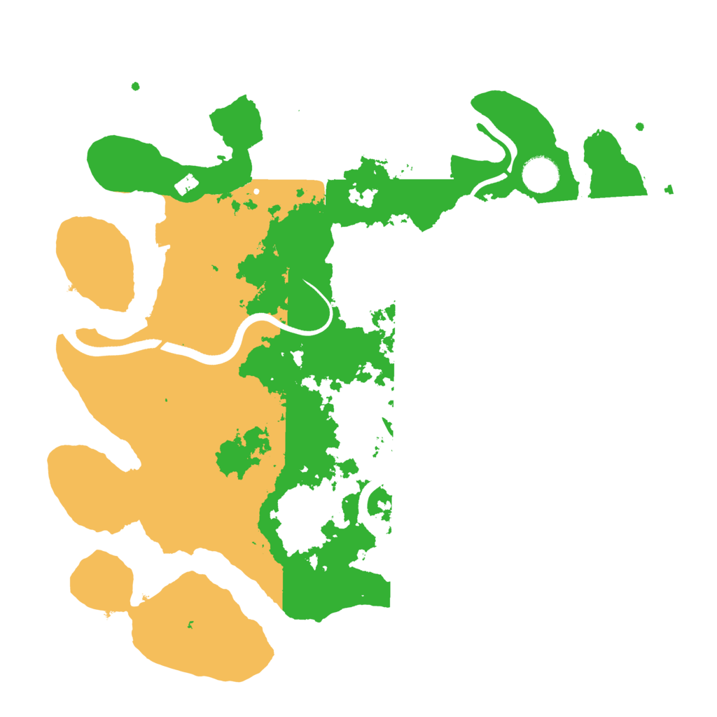 Biome Rust Map: Procedural Map, Size: 3500, Seed: 759156
