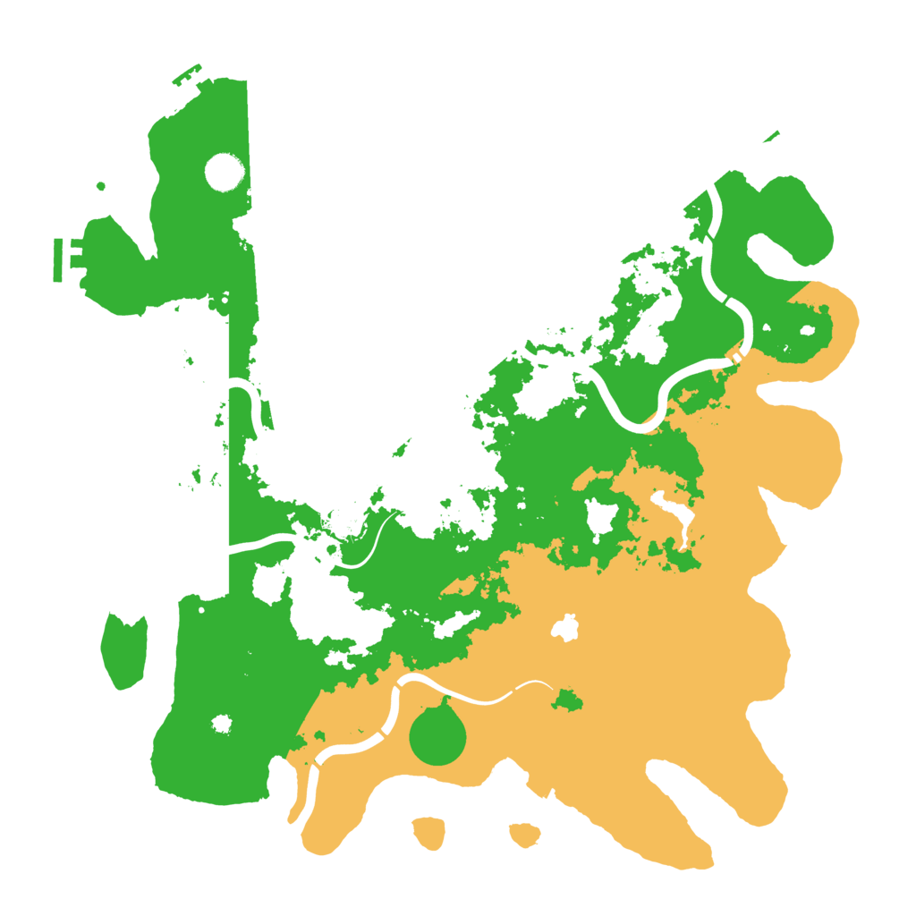 Biome Rust Map: Procedural Map, Size: 4250, Seed: 1289664223