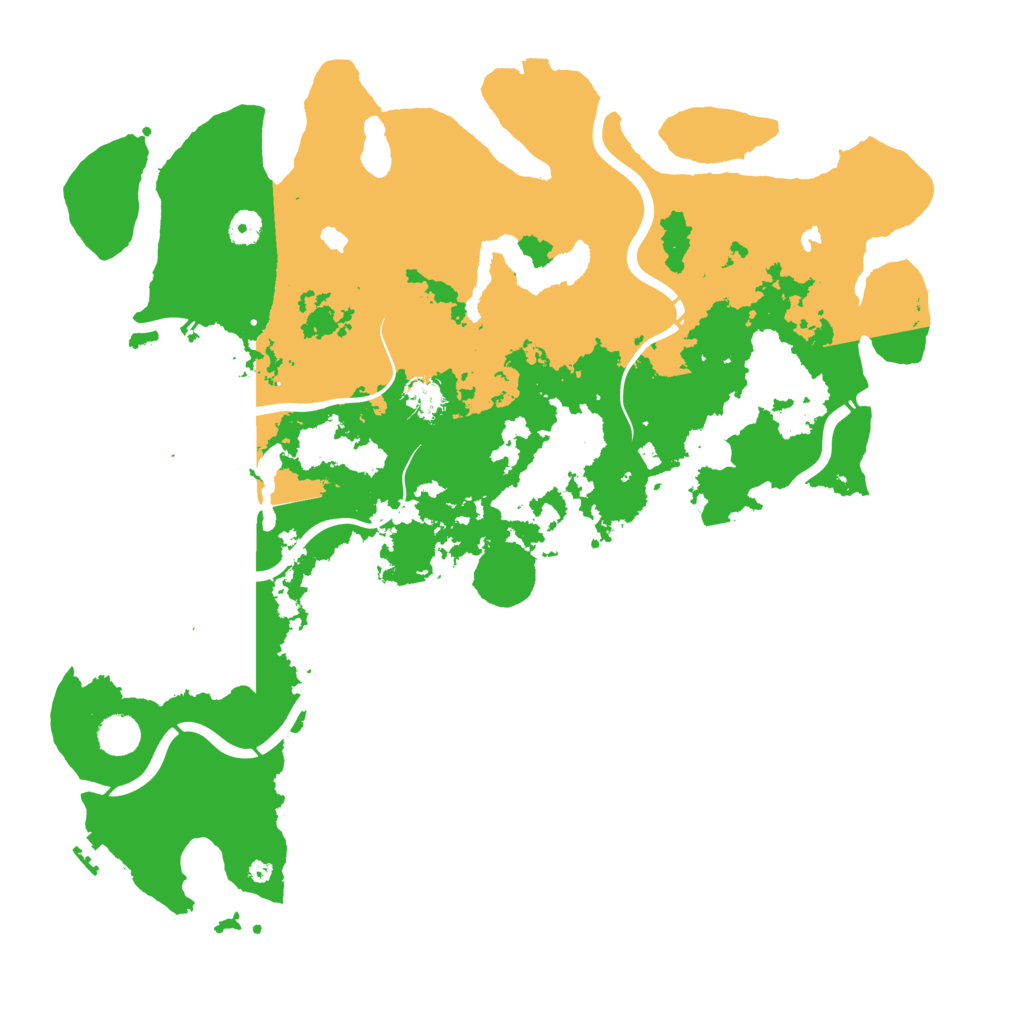 Biome Rust Map: Procedural Map, Size: 4500, Seed: 382552459