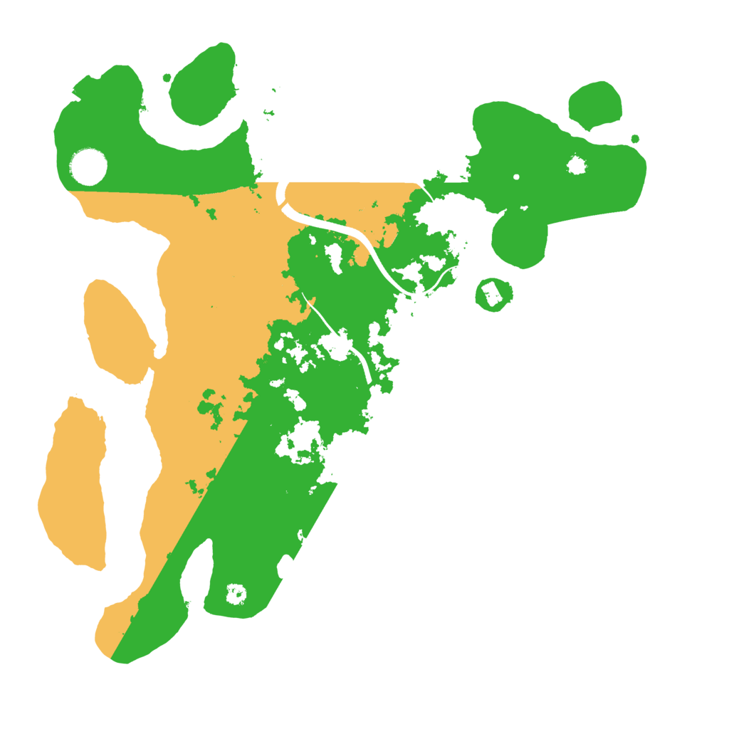 Biome Rust Map: Procedural Map, Size: 3500, Seed: 1427712343