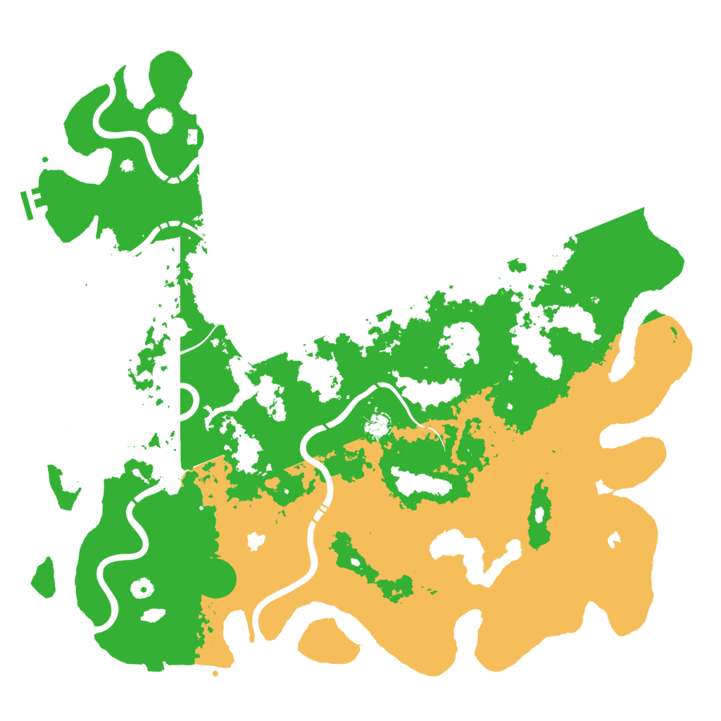 Biome Rust Map: Procedural Map, Size: 5000, Seed: 573552987