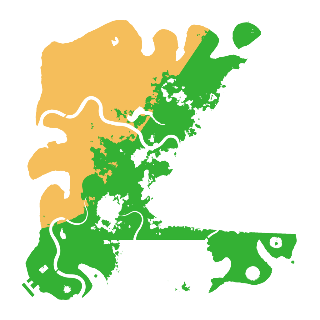 Biome Rust Map: Procedural Map, Size: 4000, Seed: 437678256