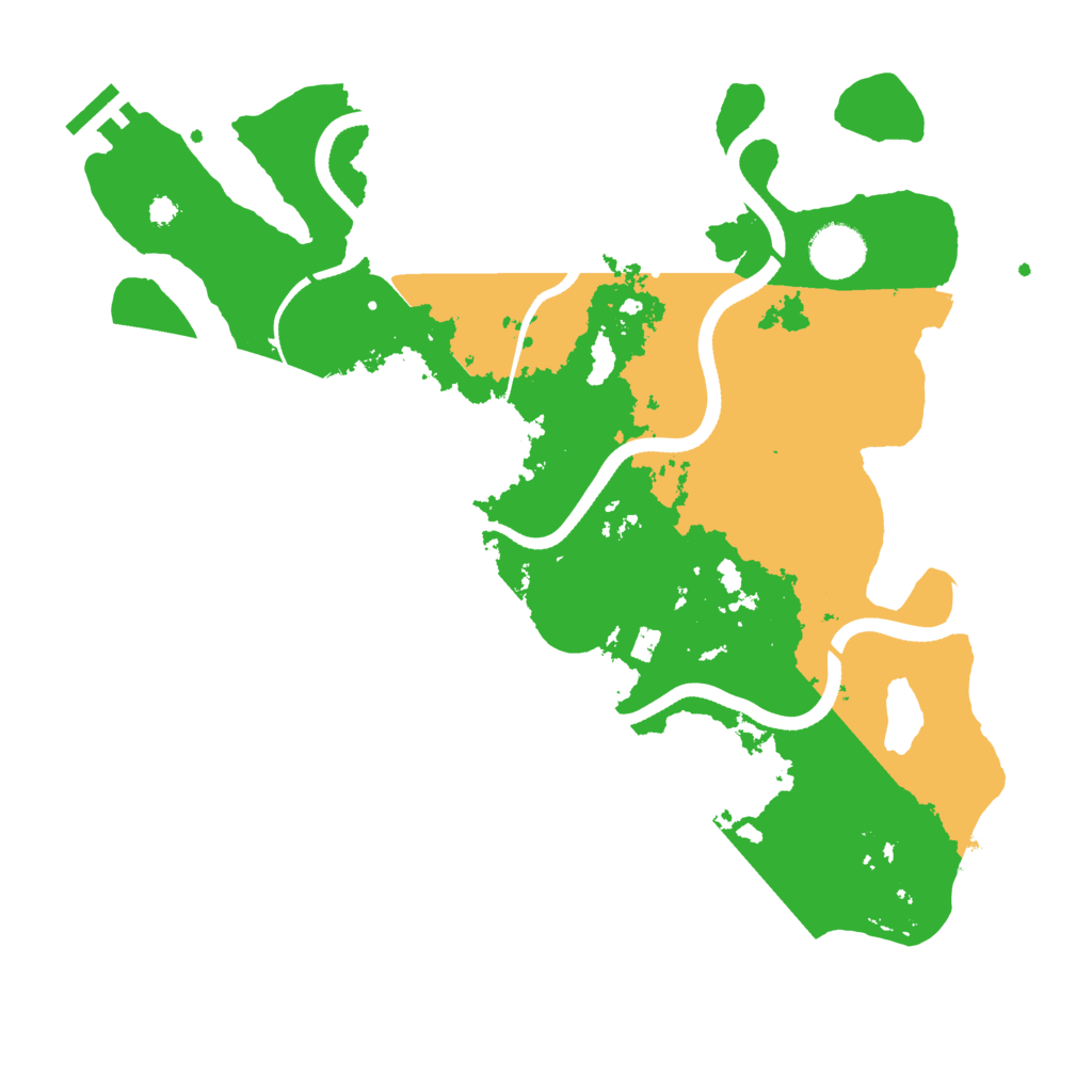 Biome Rust Map: Procedural Map, Size: 3500, Seed: 1408986100