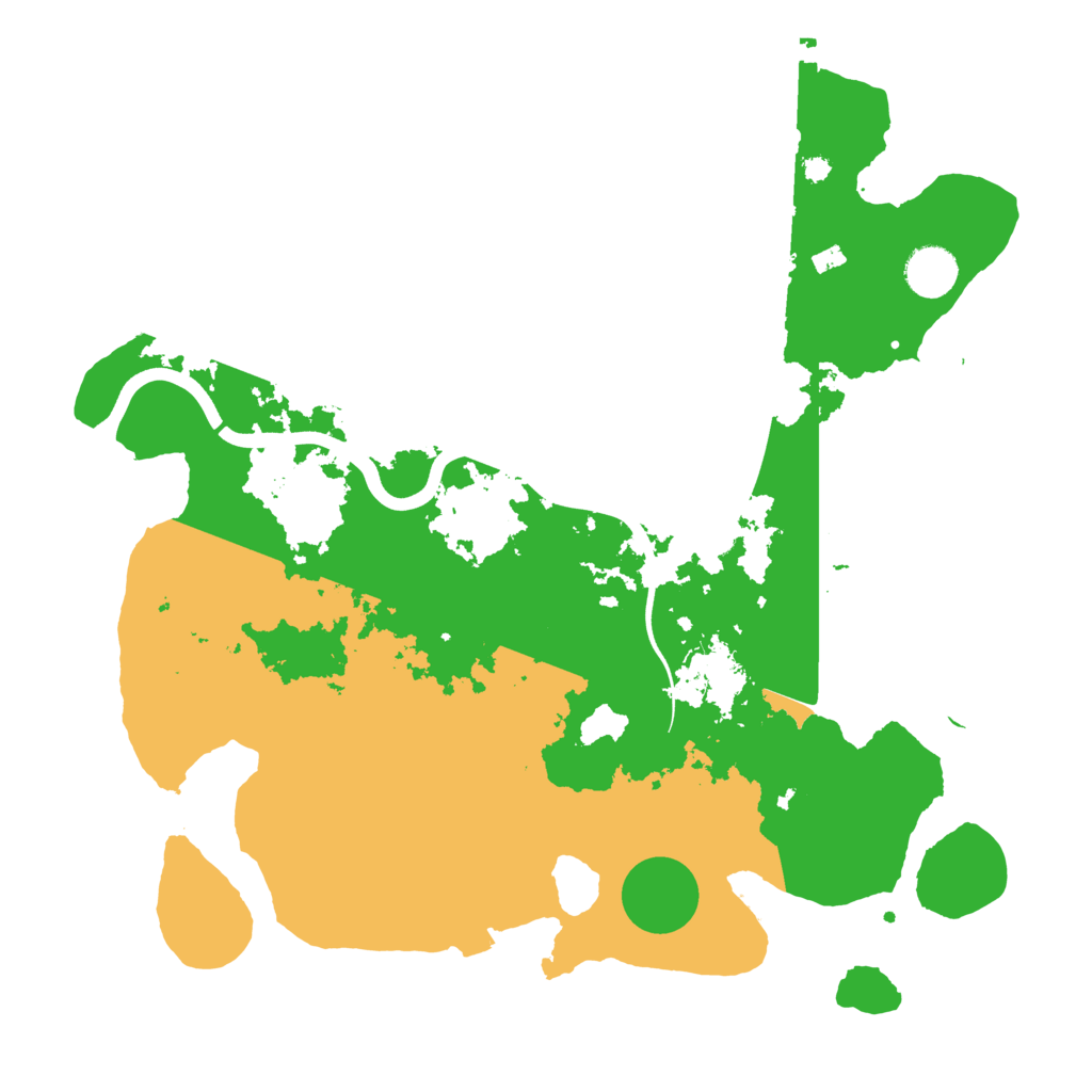 Biome Rust Map: Procedural Map, Size: 3750, Seed: 243724701