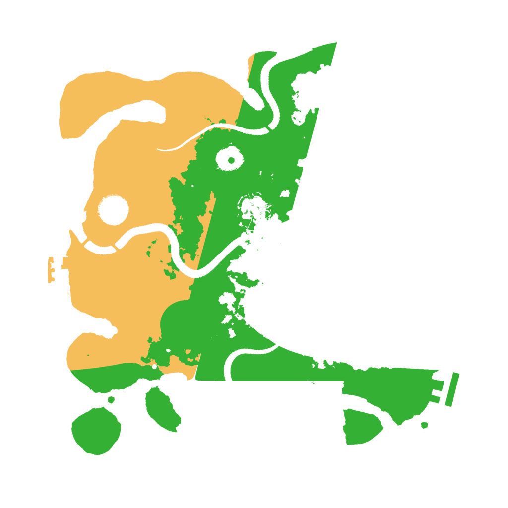 Biome Rust Map: Procedural Map, Size: 3000, Seed: 1145153966