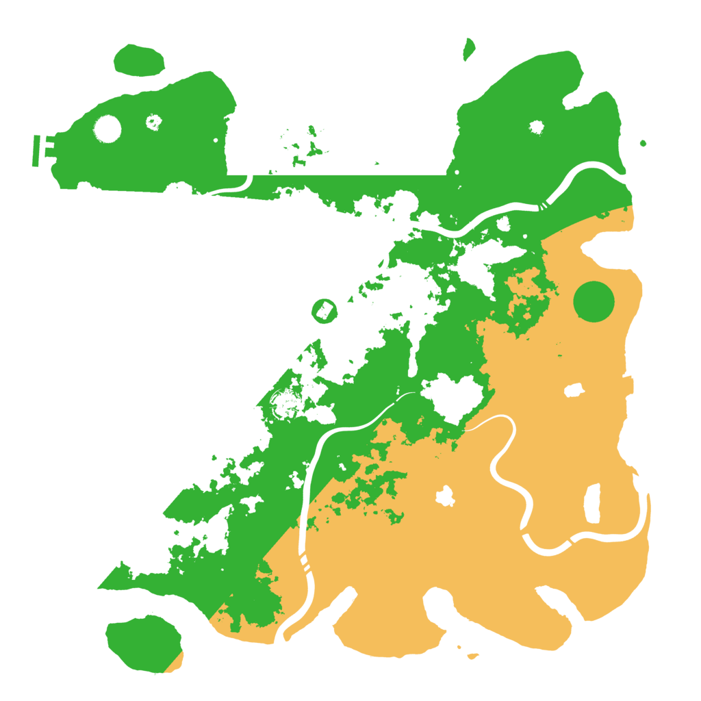 Biome Rust Map: Procedural Map, Size: 4500, Seed: 607734402