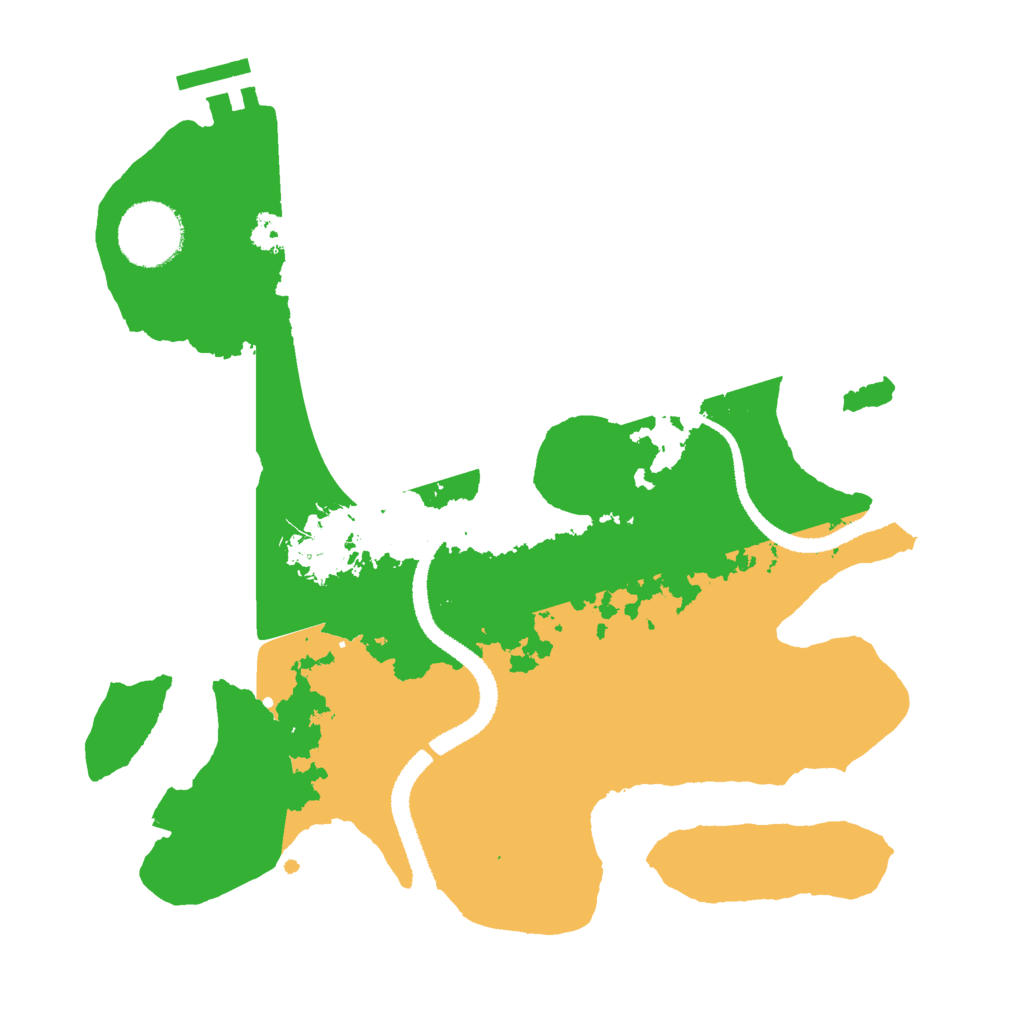 Biome Rust Map: Procedural Map, Size: 2800, Seed: 699299223