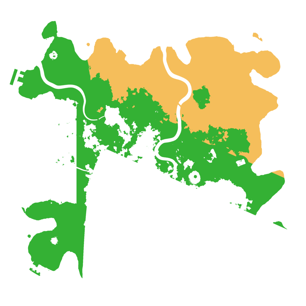 Biome Rust Map: Procedural Map, Size: 3800, Seed: 1979538285