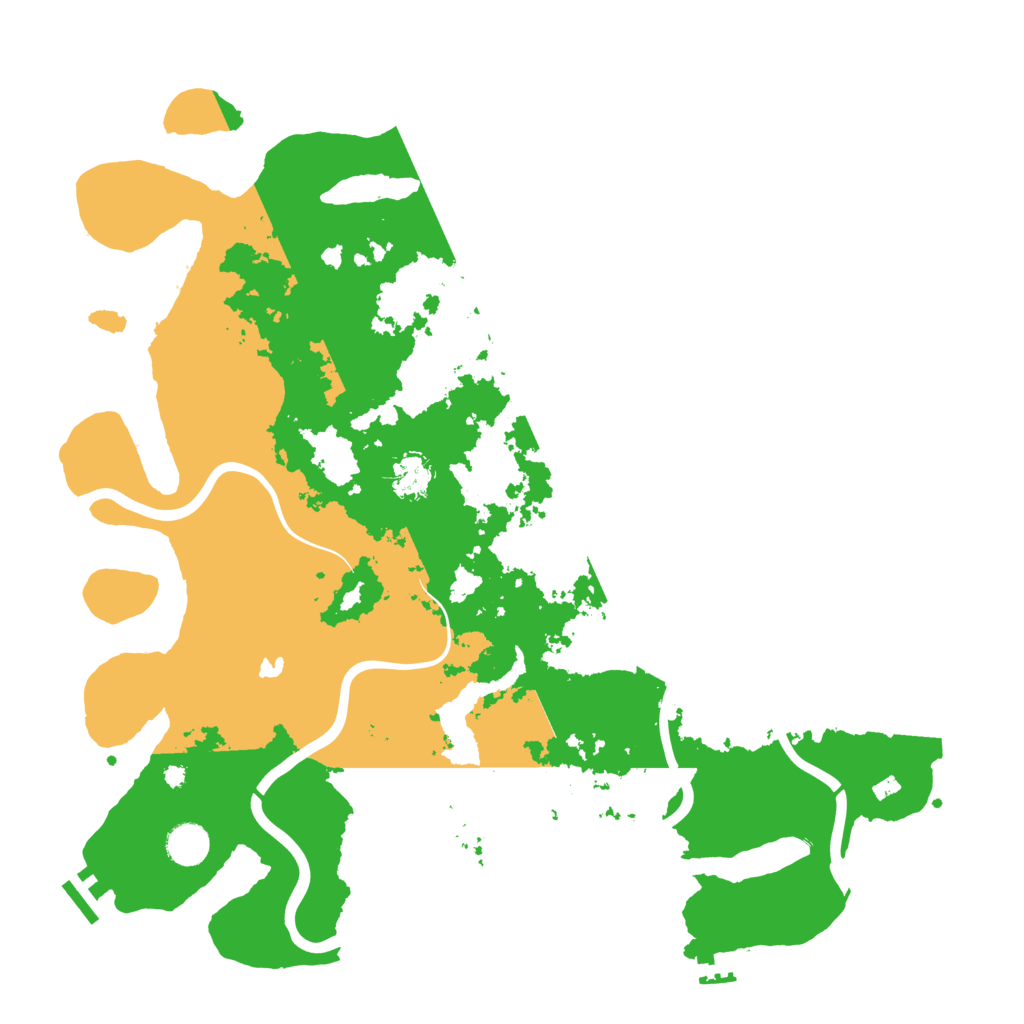 Biome Rust Map: Procedural Map, Size: 4200, Seed: 40000