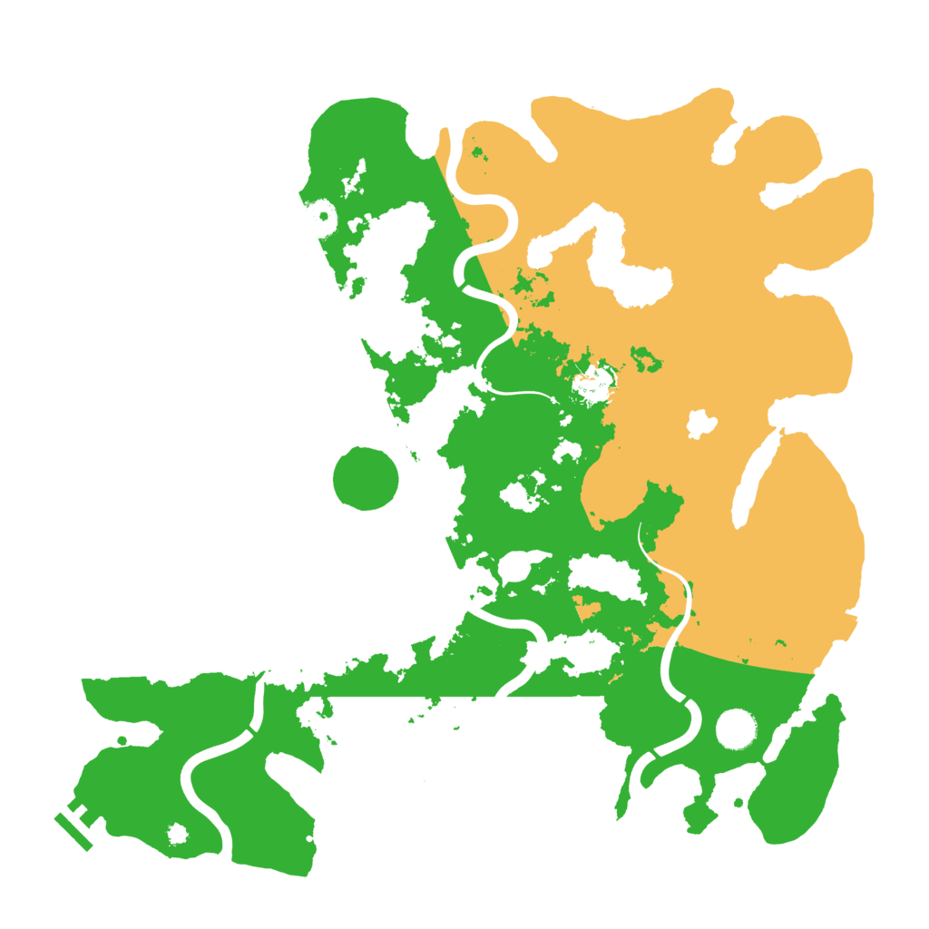 Biome Rust Map: Procedural Map, Size: 4000, Seed: 1262983954