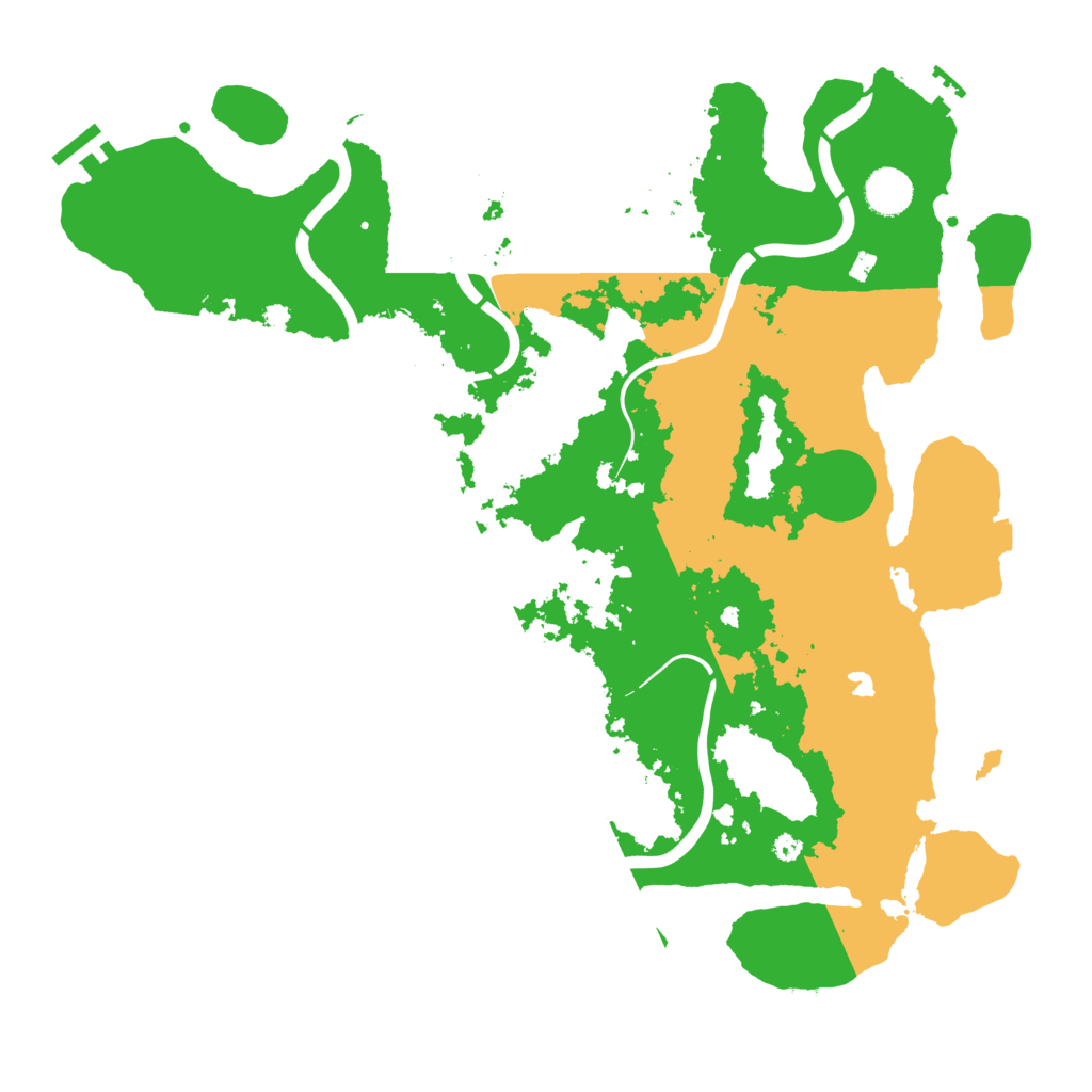 Biome Rust Map: Procedural Map, Size: 4000, Seed: 878710679
