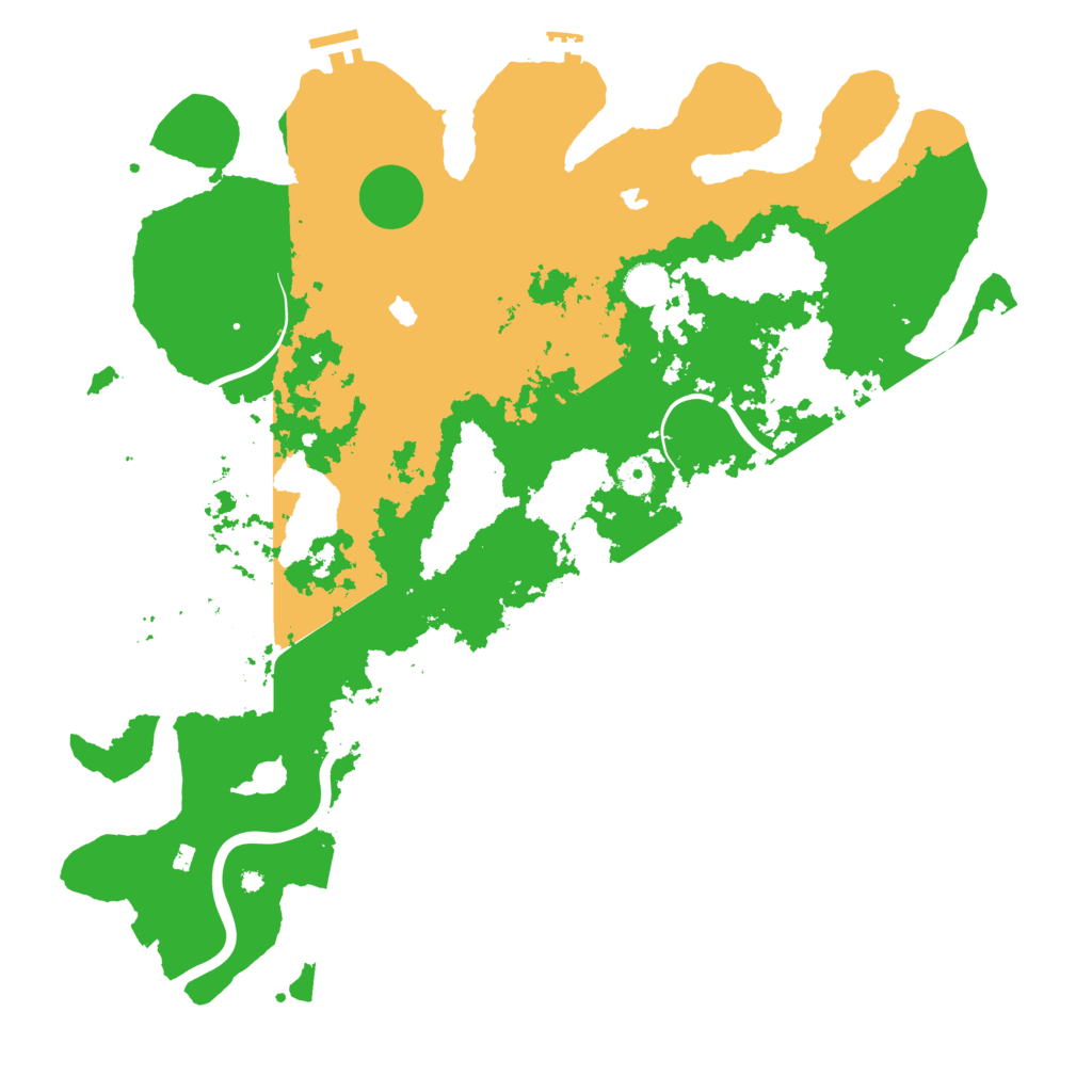 Biome Rust Map: Procedural Map, Size: 4500, Seed: 79638500