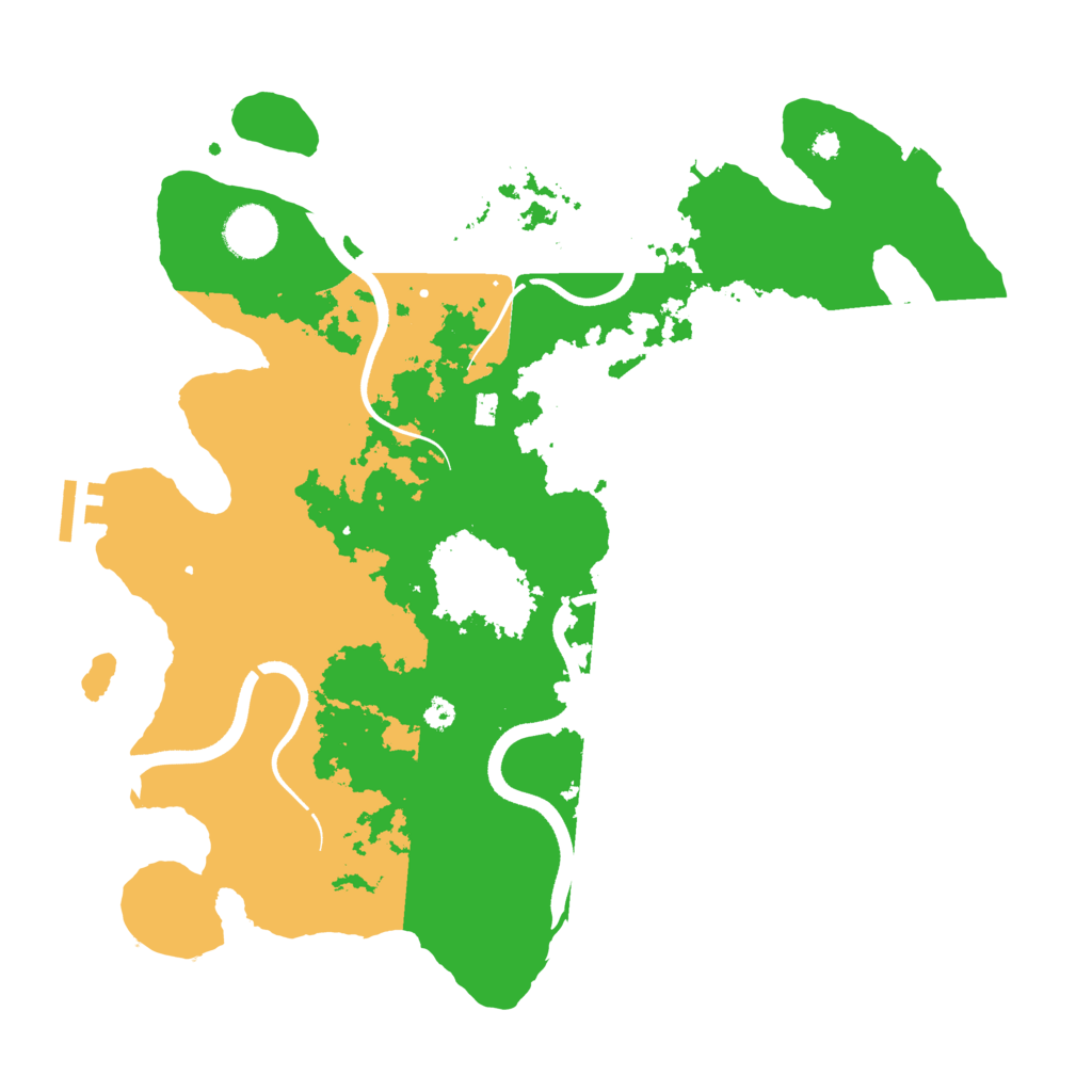 Biome Rust Map: Procedural Map, Size: 3600, Seed: 256282