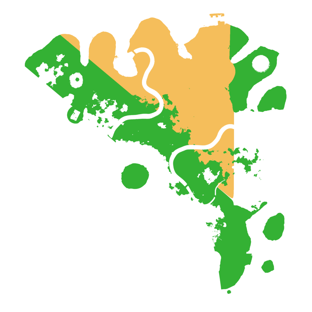 Biome Rust Map: Procedural Map, Size: 3250, Seed: 1114765985