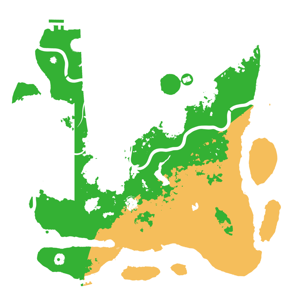 Biome Rust Map: Procedural Map, Size: 4000, Seed: 8756773
