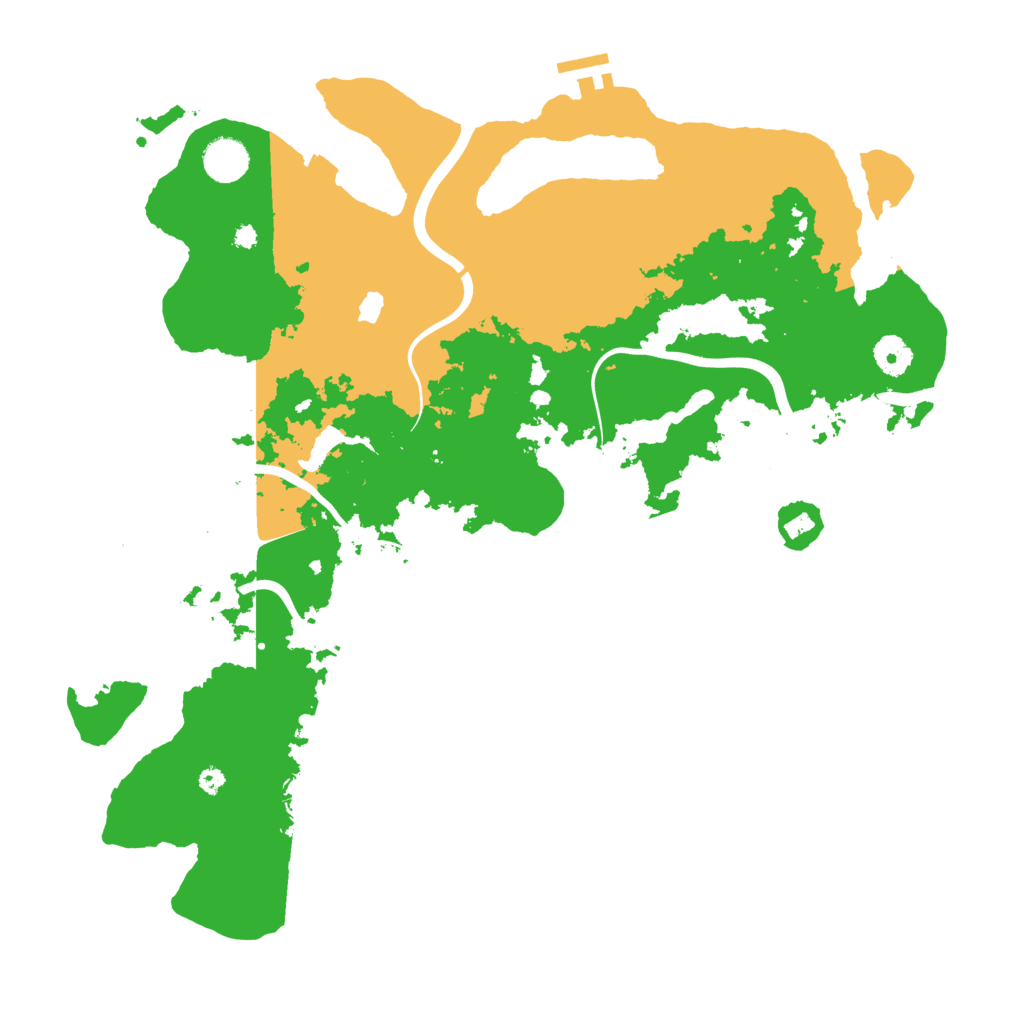 Biome Rust Map: Procedural Map, Size: 4000, Seed: 635463452