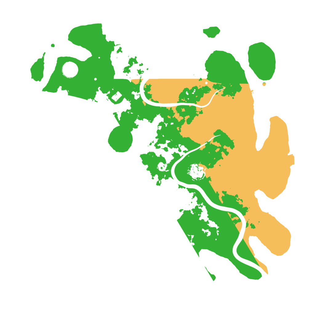 Biome Rust Map: Procedural Map, Size: 3500, Seed: 2014173538