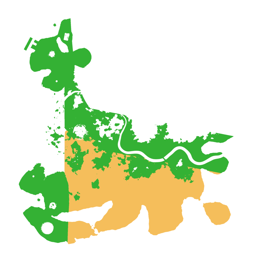 Biome Rust Map: Procedural Map, Size: 3750, Seed: 1260955235