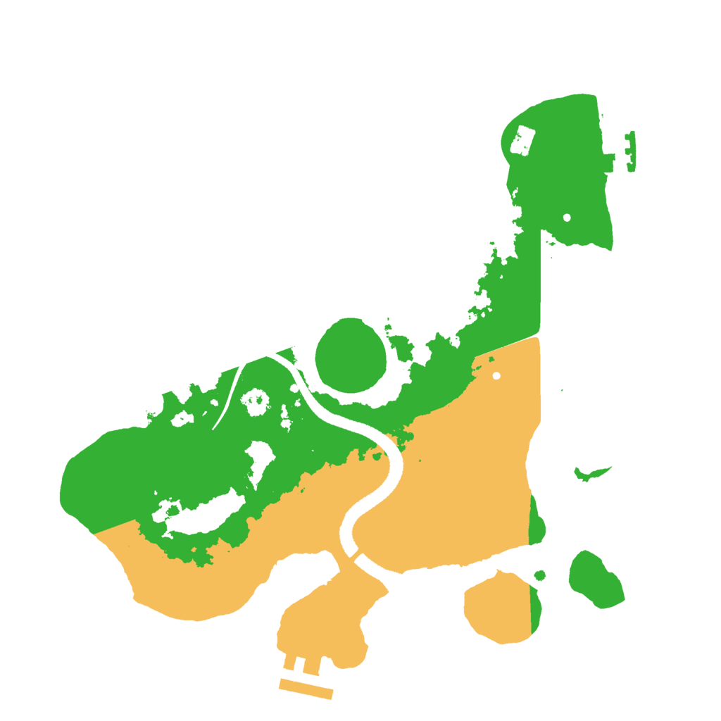 Biome Rust Map: Procedural Map, Size: 2700, Seed: 1765627307