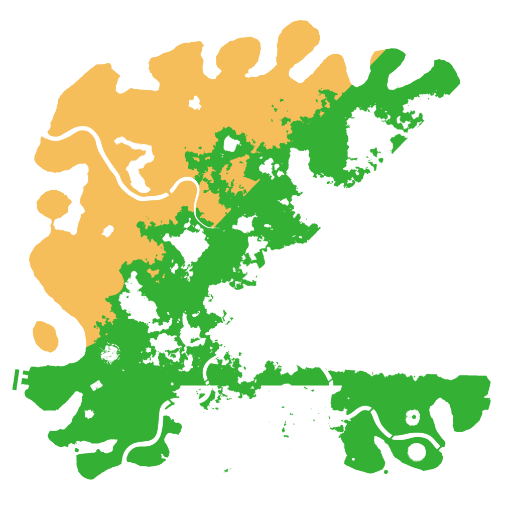 Biome Rust Map: Procedural Map, Size: 5000, Seed: 944421