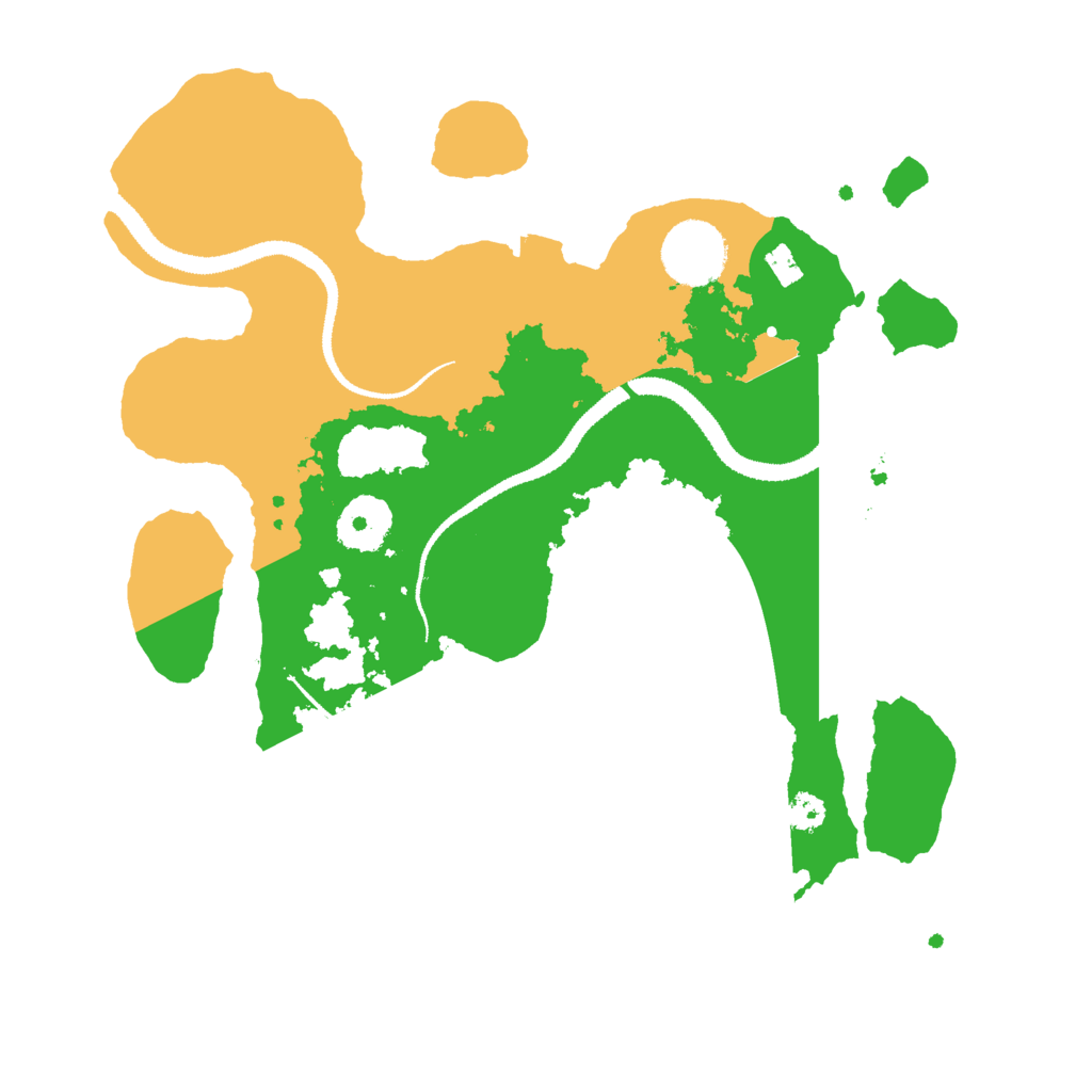 Biome Rust Map: Procedural Map, Size: 3000, Seed: 194819898