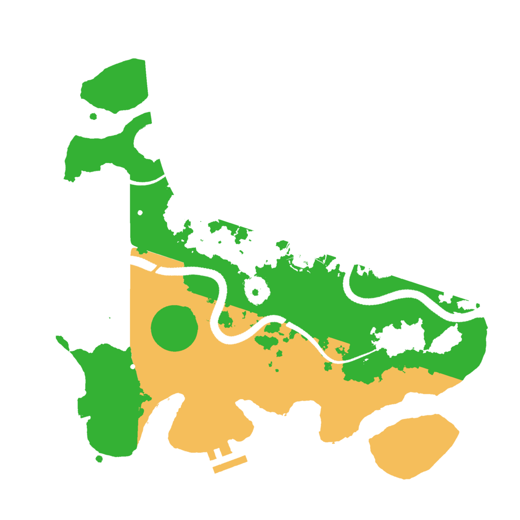 Biome Rust Map: Procedural Map, Size: 3000, Seed: 880226139