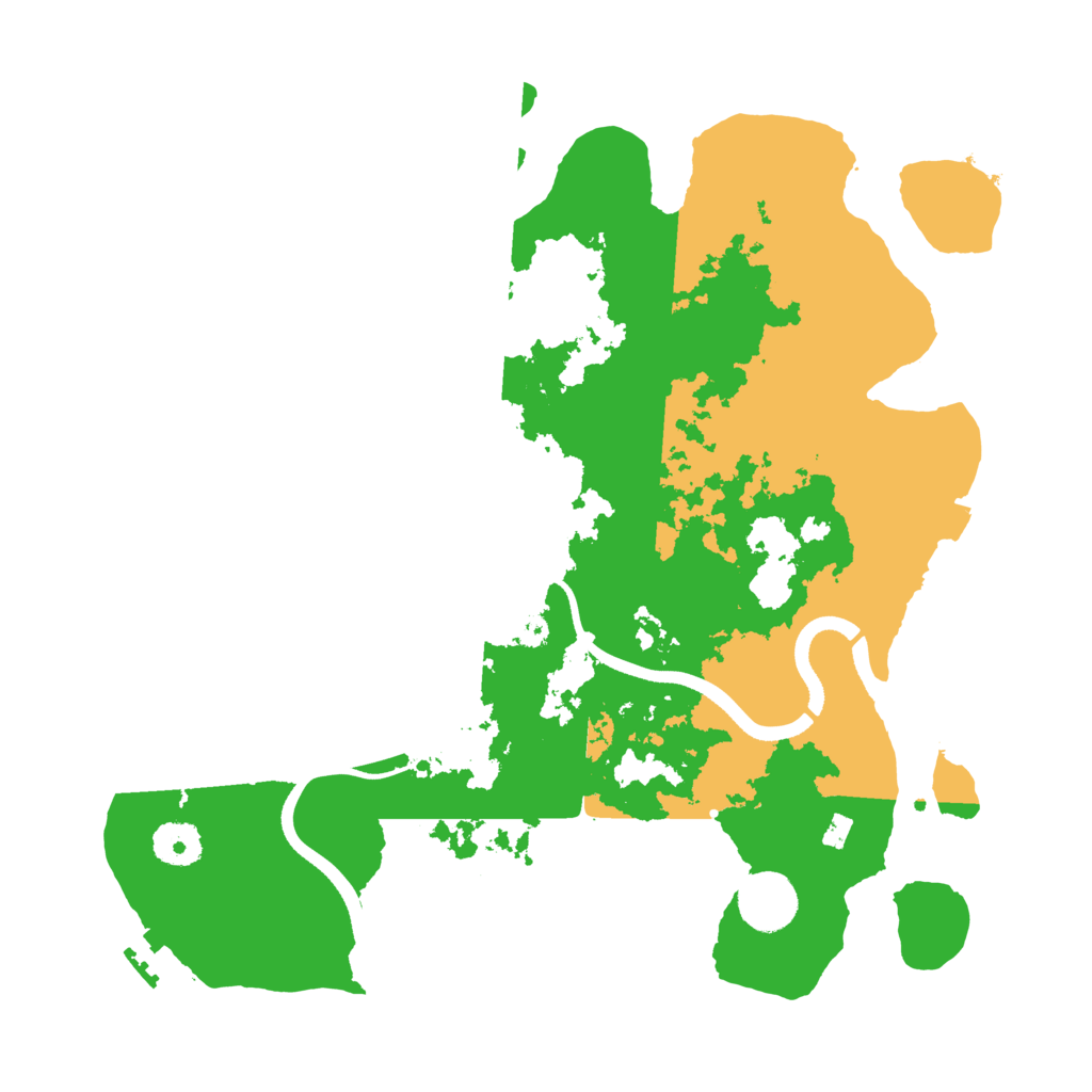 Biome Rust Map: Procedural Map, Size: 3500, Seed: 1044138190