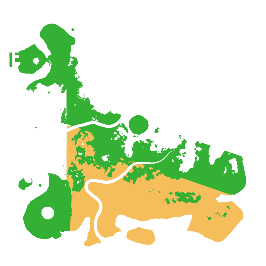 Biome Rust Map: Procedural Map, Size: 3750, Seed: 204825321