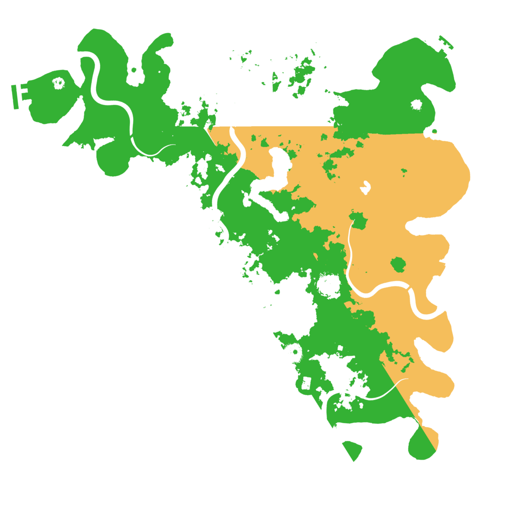 Biome Rust Map: Procedural Map, Size: 4200, Seed: 1324149636