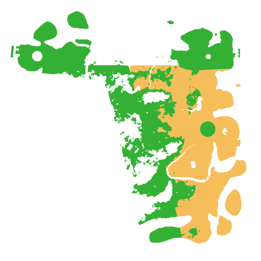 Biome Rust Map: Procedural Map, Size: 4500, Seed: 957160575