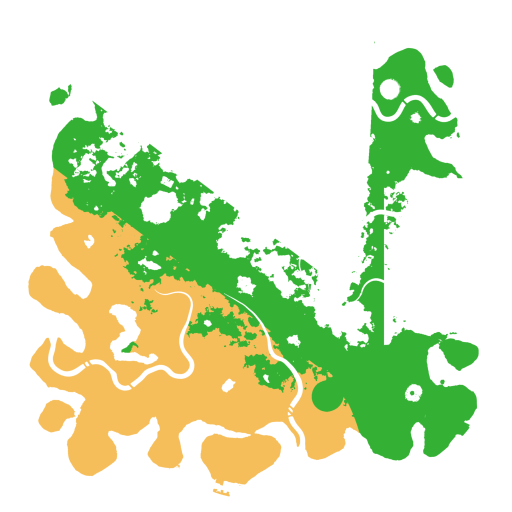 Biome Rust Map: Procedural Map, Size: 4500, Seed: 281299777