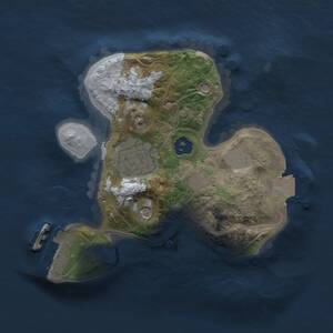 Thumbnail Rust Map: Procedural Map, Size: 1800, Seed: 1896991581, 4 Monuments