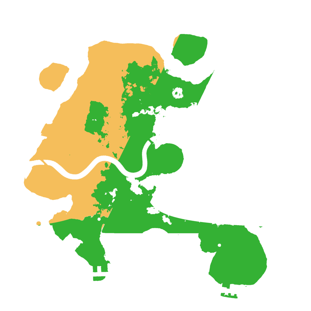 Biome Rust Map: Procedural Map, Size: 2800, Seed: 439662333