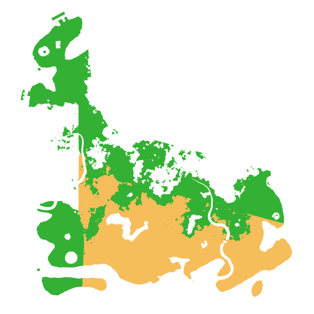Biome Rust Map: Procedural Map, Size: 4500, Seed: 26546