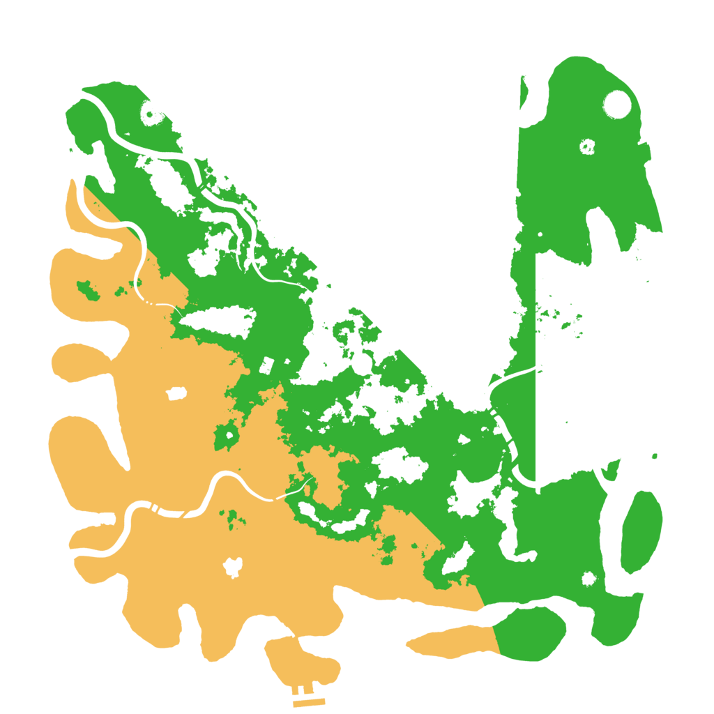 Biome Rust Map: Procedural Map, Size: 4500, Seed: 209001165