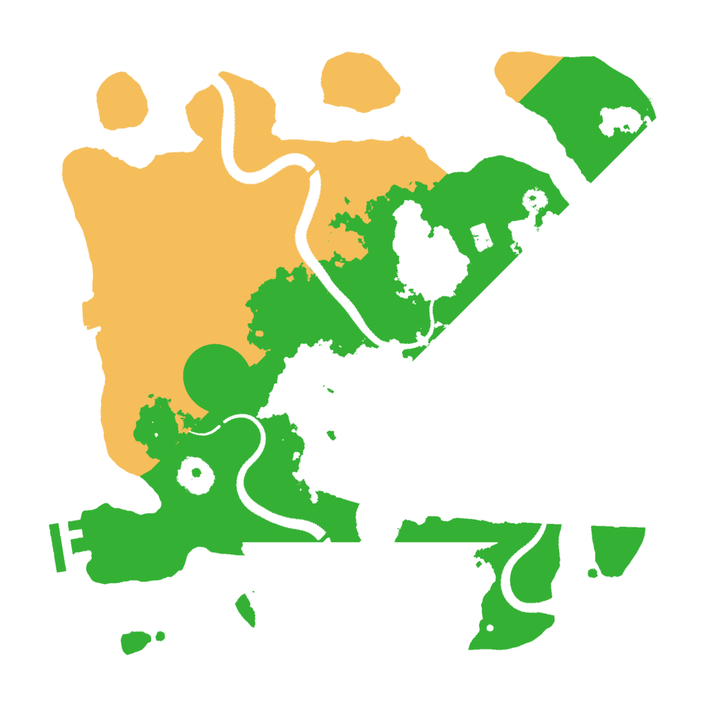 Biome Rust Map: Procedural Map, Size: 3000, Seed: 1943231576