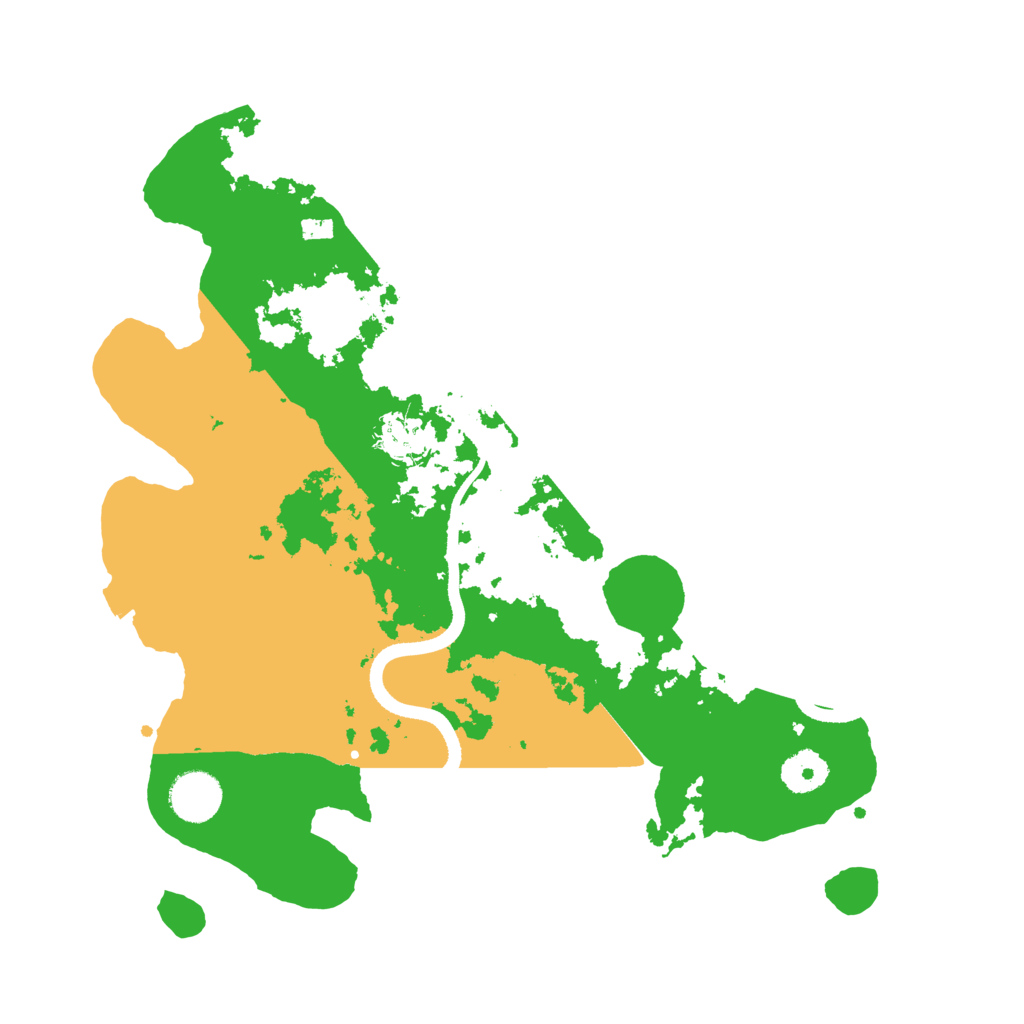 Biome Rust Map: Procedural Map, Size: 3500, Seed: 329533156