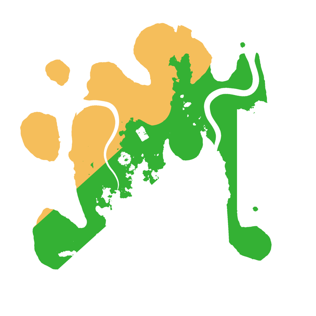 Biome Rust Map: Procedural Map, Size: 2500, Seed: 356479513