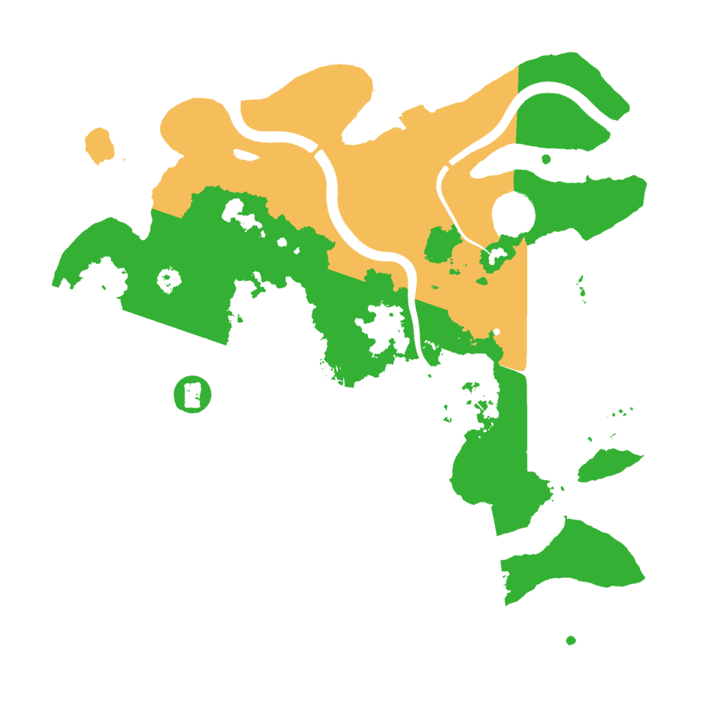 Biome Rust Map: Procedural Map, Size: 3000, Seed: 1974817402