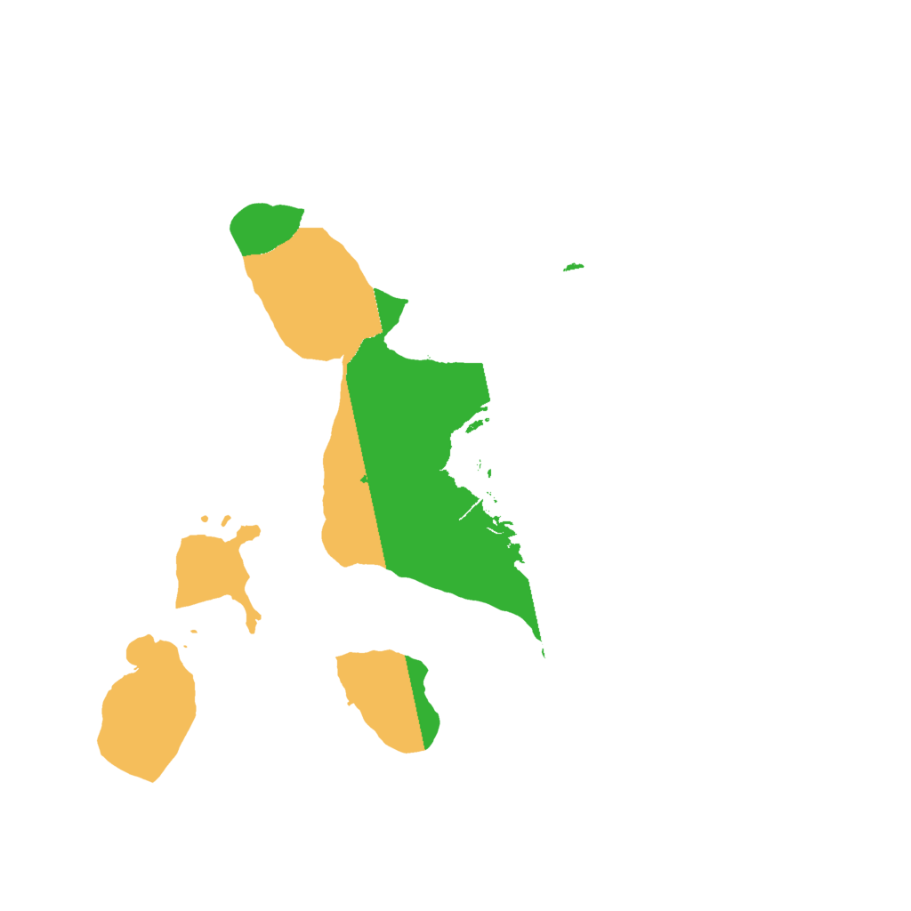 Biome Rust Map: Procedural Map, Size: 1600, Seed: 2016882603