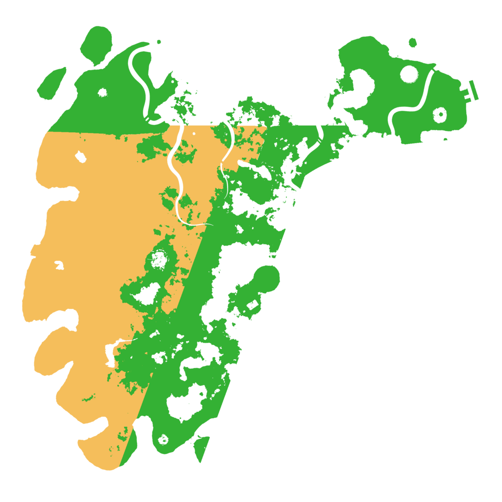 Biome Rust Map: Procedural Map, Size: 5050, Seed: 546019621