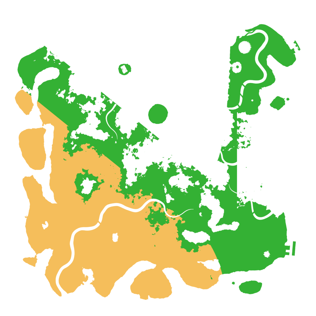 Biome Rust Map: Procedural Map, Size: 4500, Seed: 676767