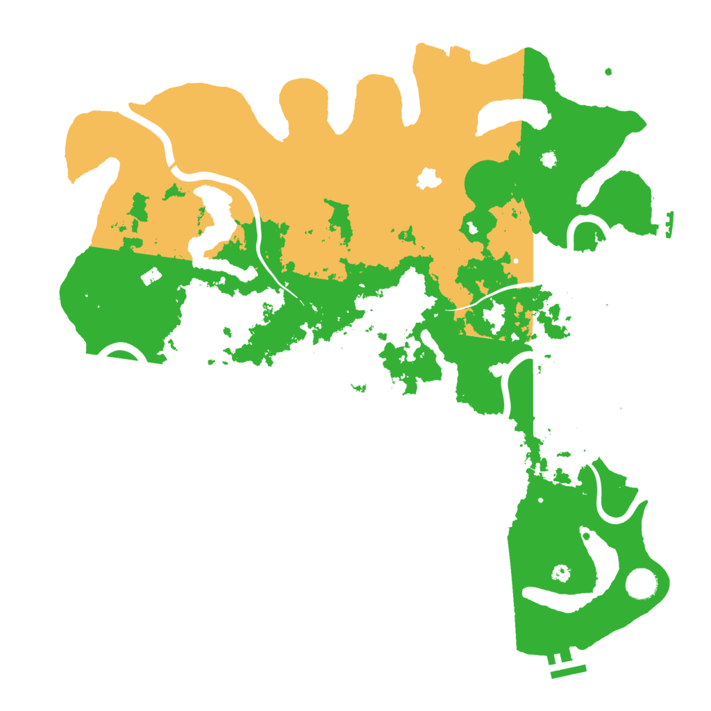 Biome Rust Map: Procedural Map, Size: 4000, Seed: 2095920246